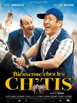 Affiche du film 'Bienvenue chez les Chtis' 