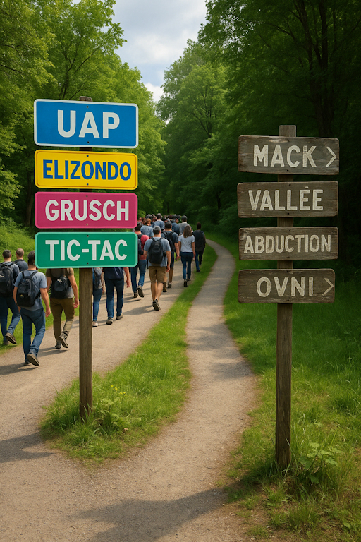 Panneaux indiquant des chemins différents